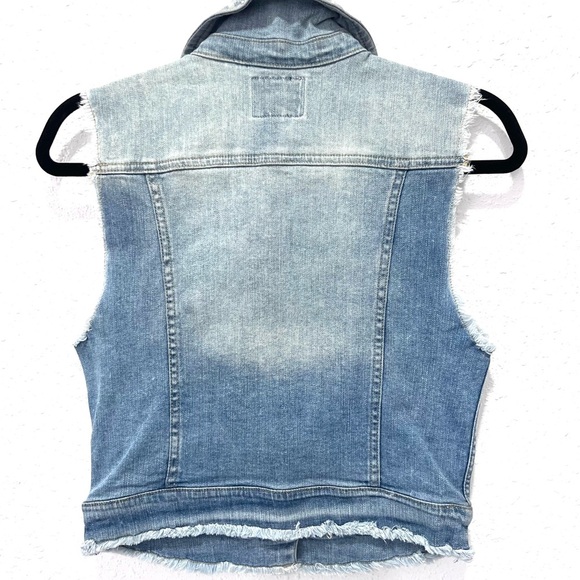 Just USA Authentic Denim vest embellished S - Picture 6 of 8